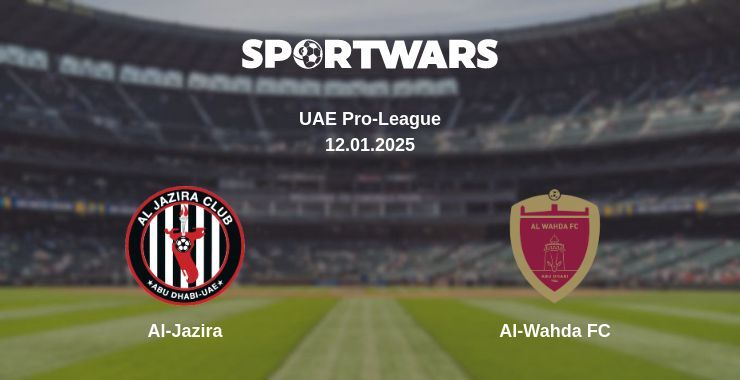 Al-Jazira — Al-Wahda FC watch online broadcast, 12.01.2025