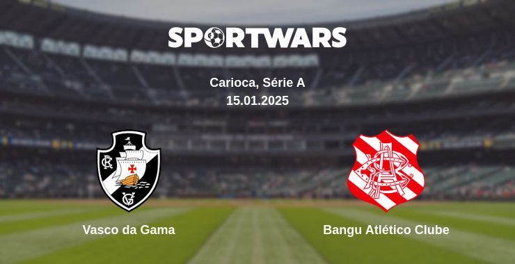 Vasco da Gama — Bangu Atlético Clube watch online broadcast, 15.01.2025