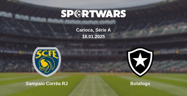 Sampaio Corrêa RJ — Botafogo watch online broadcast, 18.01.2025