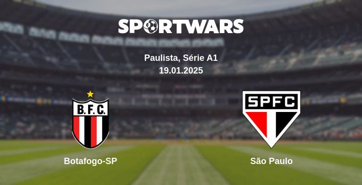 Botafogo-SP — São Paulo watch online broadcast, 19.01.2025