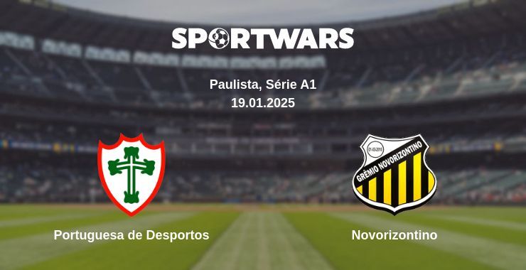 Portuguesa de Desportos — Novorizontino watch online broadcast, 19.01.2025