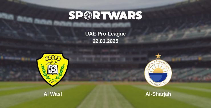 Al Wasl — Al-Sharjah watch online broadcast, 22.01.2025