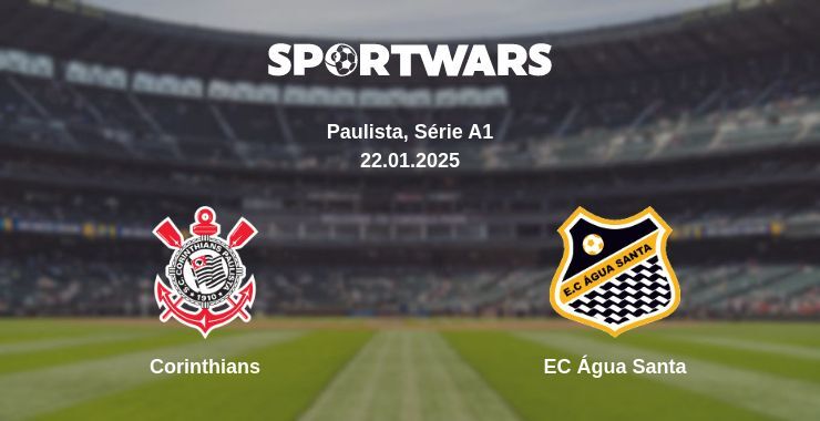 Corinthians — EC Água Santa watch online broadcast, 22.01.2025