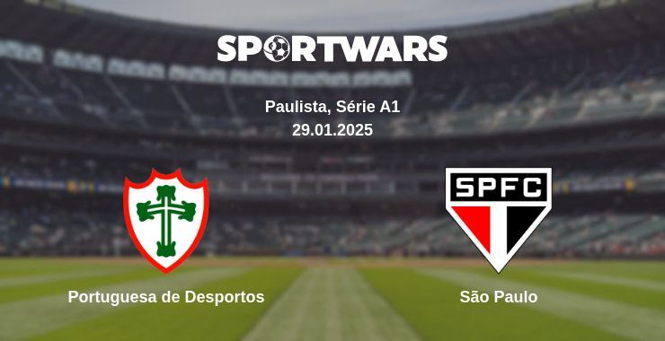 Portuguesa de Desportos — São Paulo watch online broadcast, 29.01.2025