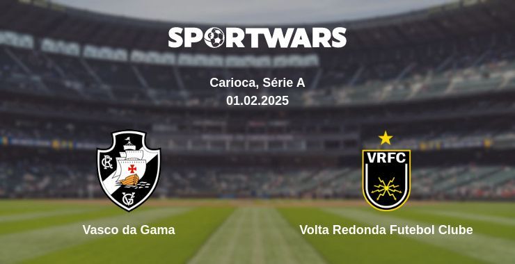 Vasco da Gama — Volta Redonda Futebol Clube watch online broadcast, 01.02.2025