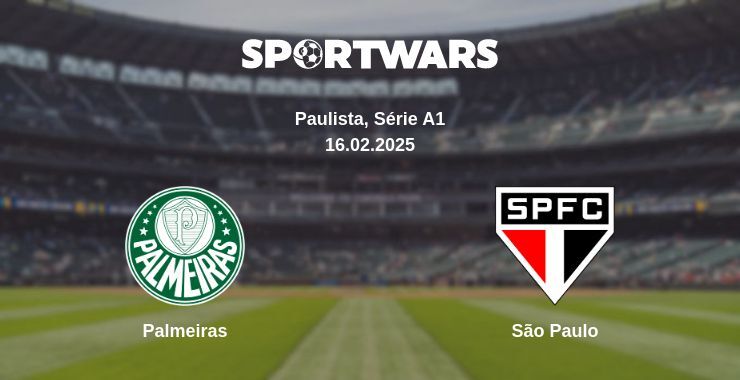 Palmeiras — São Paulo watch online broadcast, 16.02.2025