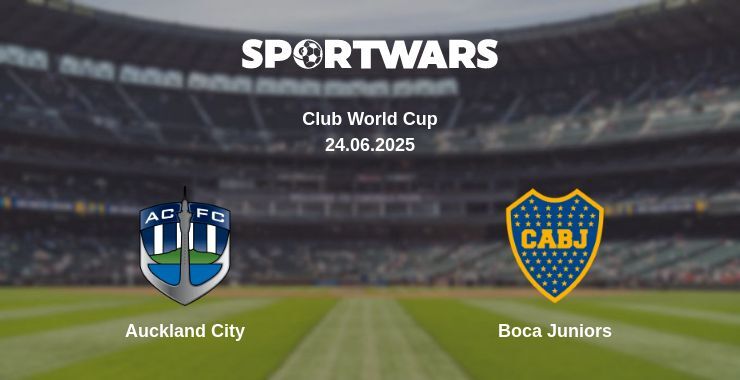 Auckland City — Boca Juniors watch online broadcast, 24.06.2025