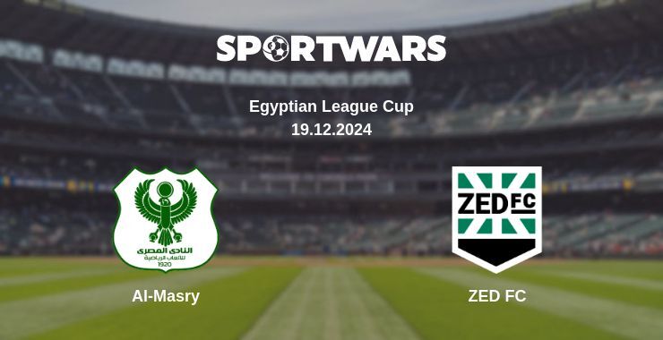 Al-Masry — ZED FC watch online broadcast, 19.12.2024