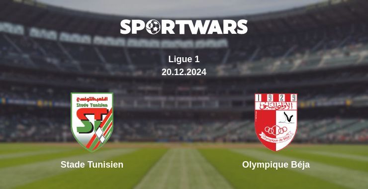 Result of the Stade Tunisien — Olympique Béja match, 20.12.2024