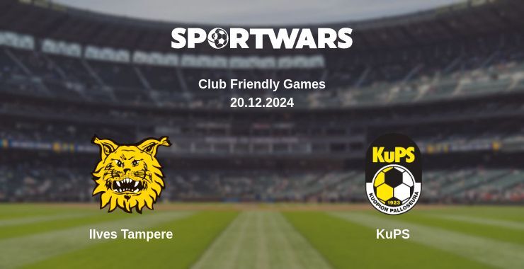 Result of the Ilves Tampere — KuPS match, 20.12.2024