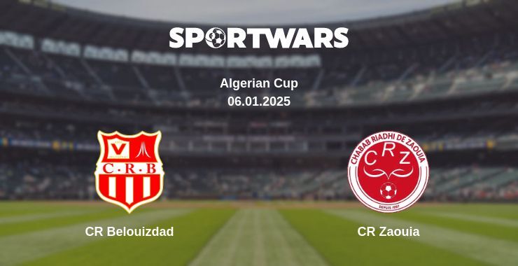 CR Belouizdad — CR Zaouia watch online broadcast, 06.01.2025