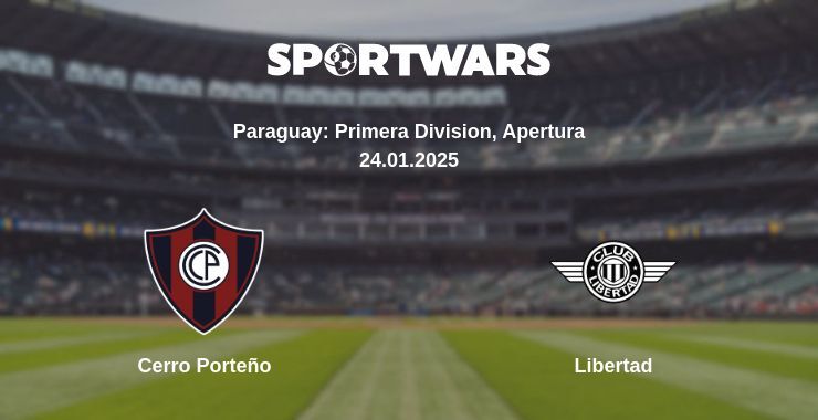 Cerro Porteño — Libertad watch online broadcast, 24.01.2025