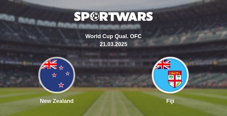 New Zealand — Fiji watch online broadcast, 21.03.2025