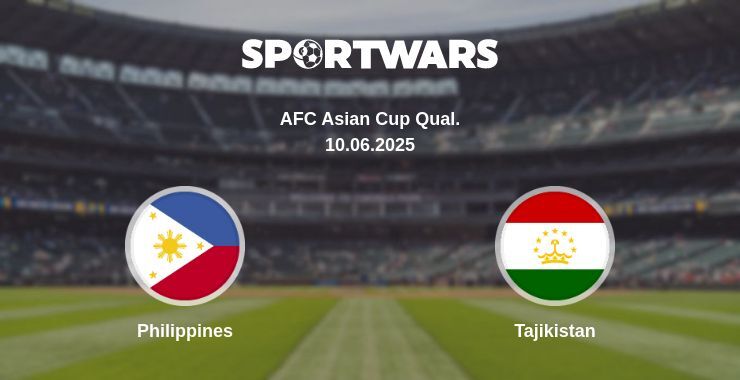 Philippines — Tajikistan watch online broadcast, 10.06.2025