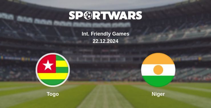 Togo — Niger watch online broadcast, 22.12.2024