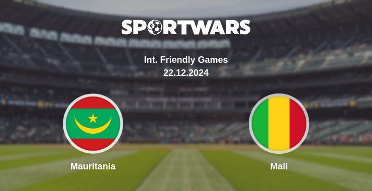 Mauritania — Mali watch online broadcast, 22.12.2024