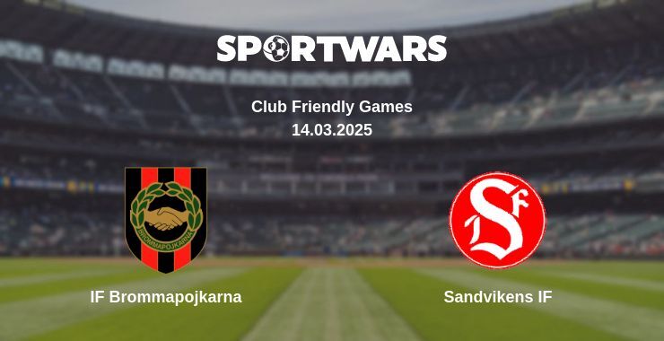 IF Brommapojkarna — Sandvikens IF watch online broadcast, 14.03.2025