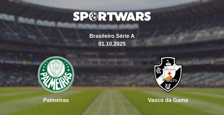 Palmeiras - Vasco da Gama watch online broadcast