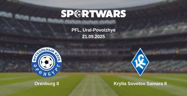 Orenburg II - Krylia Sovetov Samara II watch online broadcast
