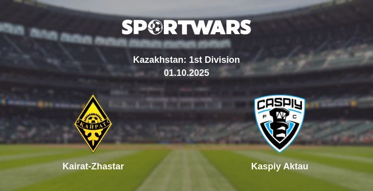 Kairat-Zhastar - Kaspiy Aktau watch online broadcast