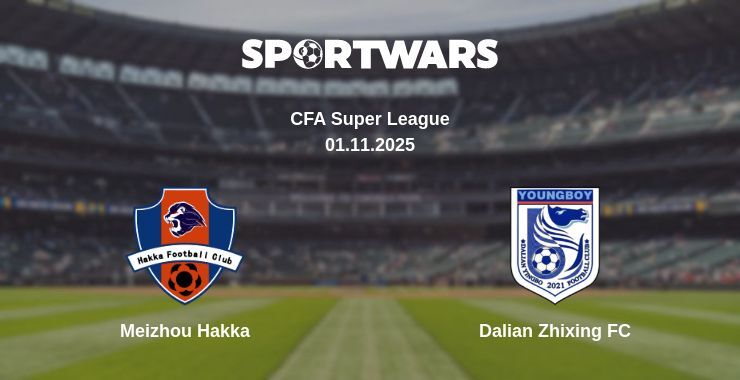 Meizhou Hakka - Dalian Zhixing FC watch online broadcast