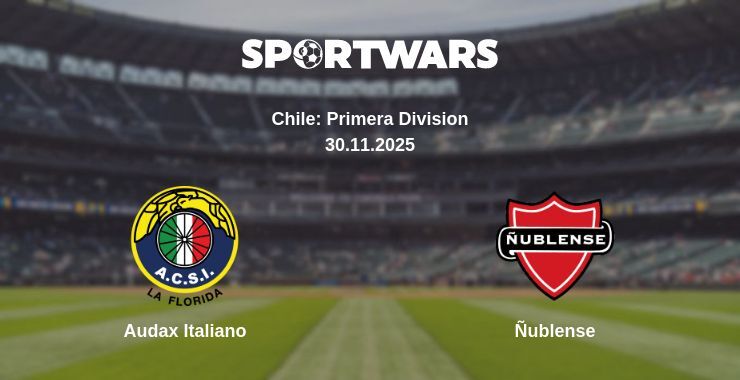 Audax Italiano - Ñublense watch online broadcast