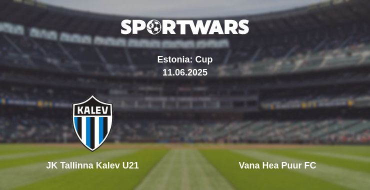JK Tallinna Kalev U21 - Vana Hea Puur FC watch online broadcast