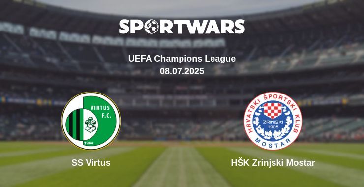 SS Virtus - HŠK Zrinjski Mostar watch online broadcast