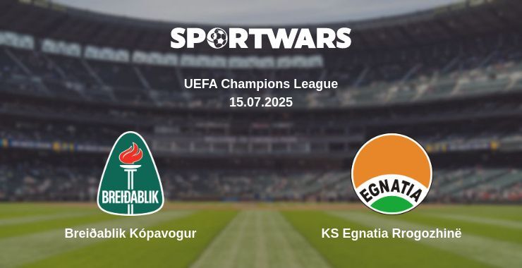 Breiðablik Kópavogur - KS Egnatia Rrogozhinë watch online broadcast
