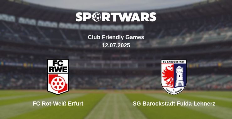 FC Rot-Weiß Erfurt - SG Barockstadt Fulda-Lehnerz watch online broadcast