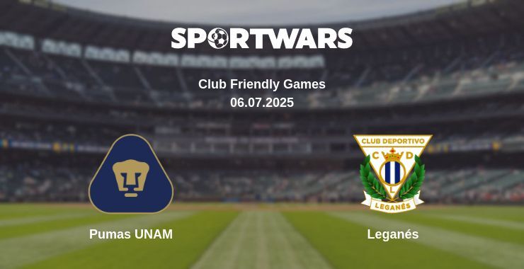 Pumas UNAM - Leganés watch online broadcast