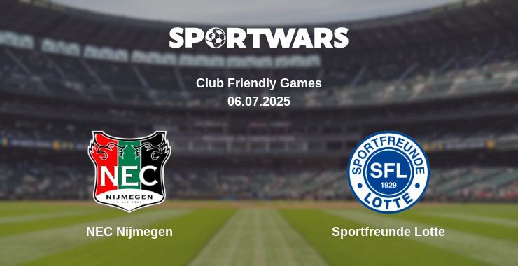 NEC Nijmegen - Sportfreunde Lotte watch online broadcast
