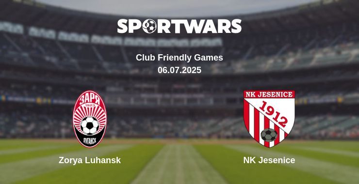 Zorya Luhansk - NK Jesenice watch online broadcast