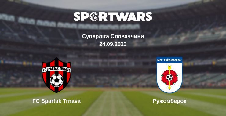 FC Spartak Trnava — Ружомберок дивитись онлайн безкоштовно 24.09.2023