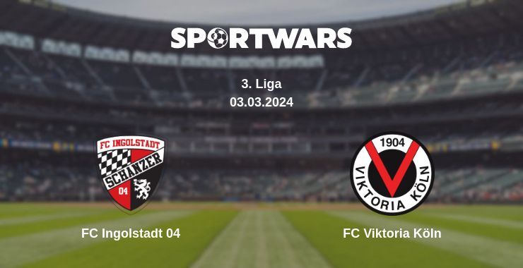 FC Ingolstadt 04 — FC Viktoria Köln дивитись онлайн безкоштовно 03.03.2024