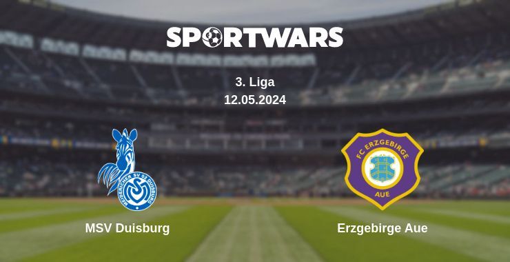 MSV Duisburg — Erzgebirge Aue дивитись онлайн безкоштовно 12.05.2024