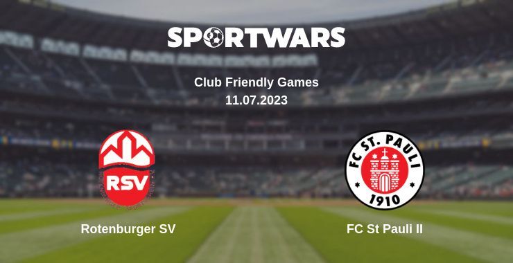 Rotenburger SV — FC St Pauli II дивитись онлайн безкоштовно 11.07.2023