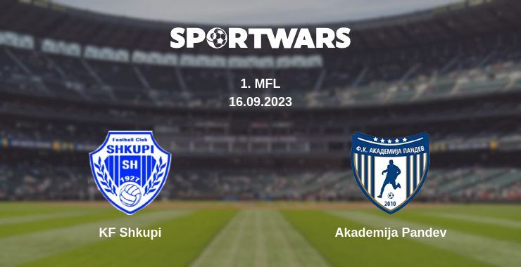 KF Shkupi — Akademija Pandev дивитись онлайн безкоштовно 16.09.2023