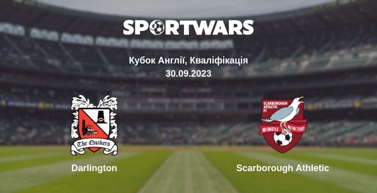 Darlington — Scarborough Athletic дивитись онлайн безкоштовно 30.09.2023