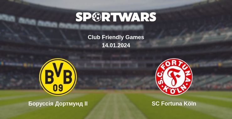 Боруссія Дортмунд II — SC Fortuna Köln дивитись онлайн безкоштовно 14.01.2024