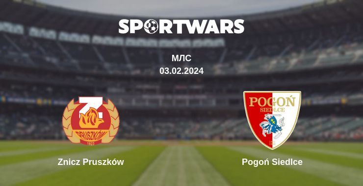 Znicz Pruszków — Pogoń Siedlce дивитись онлайн безкоштовно 03.02.2024