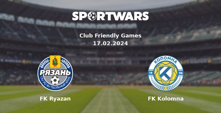 FK Ryazan — FK Kolomna дивитись онлайн безкоштовно 17.02.2024