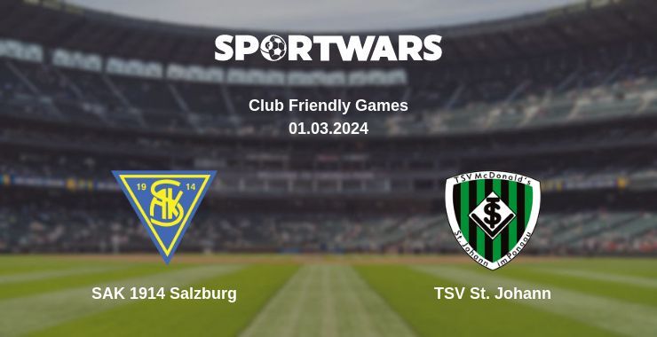 SAK 1914 Salzburg — TSV St. Johann дивитись онлайн безкоштовно 01.03.2024