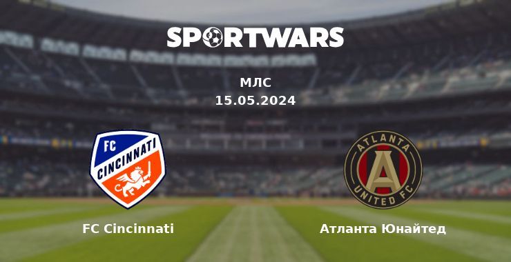 FC Cincinnati — Атланта Юнайтед дивитись онлайн безкоштовно 15.05.2024