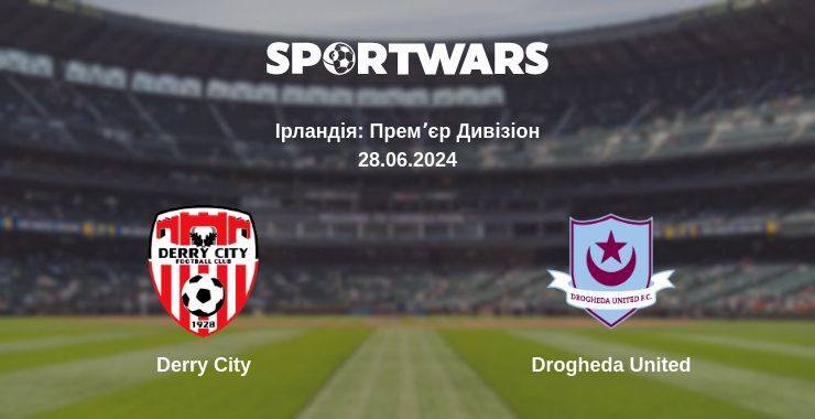 Derry City — Drogheda United дивитись онлайн безкоштовно 28.06.2024