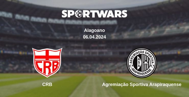 CRB — Agremiação Sportiva Arapiraquense дивитись онлайн безкоштовно 06.04.2024