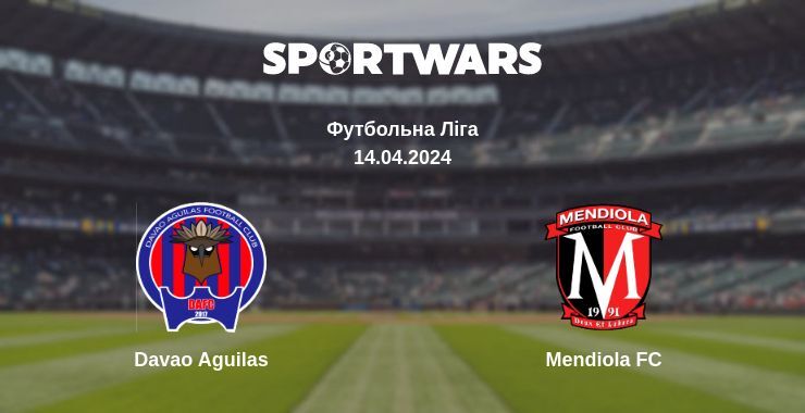 Результат матчу Davao Aguilas — Mendiola FC, 14.04.2024