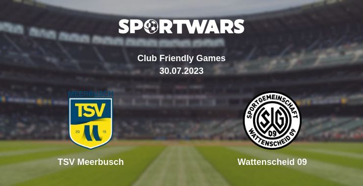 TSV Meerbusch — Wattenscheid 09 дивитись онлайн безкоштовно 30.07.2023