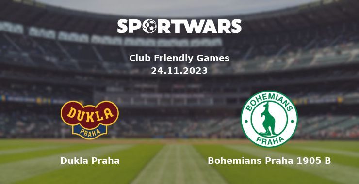 Dukla Praha — Bohemians Praha 1905 B дивитись онлайн безкоштовно 24.11.2023