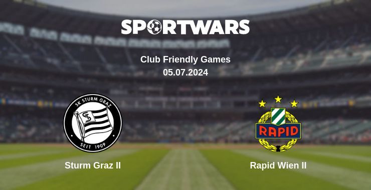 Sturm Graz II — Rapid Wien II дивитись онлайн безкоштовно 05.07.2024